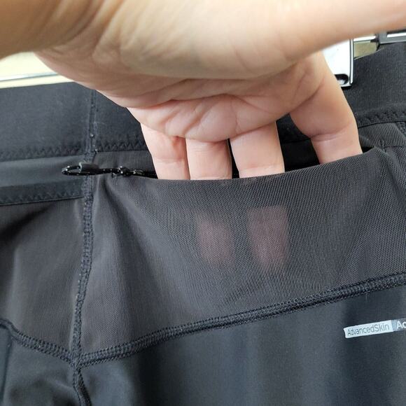 Salmon Womens Black Long Intensity Tight Skinny Leg Compression Size M - Picture 4 of 12